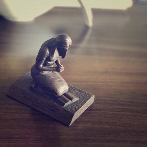 Spanish Sculpture - Praying Woman